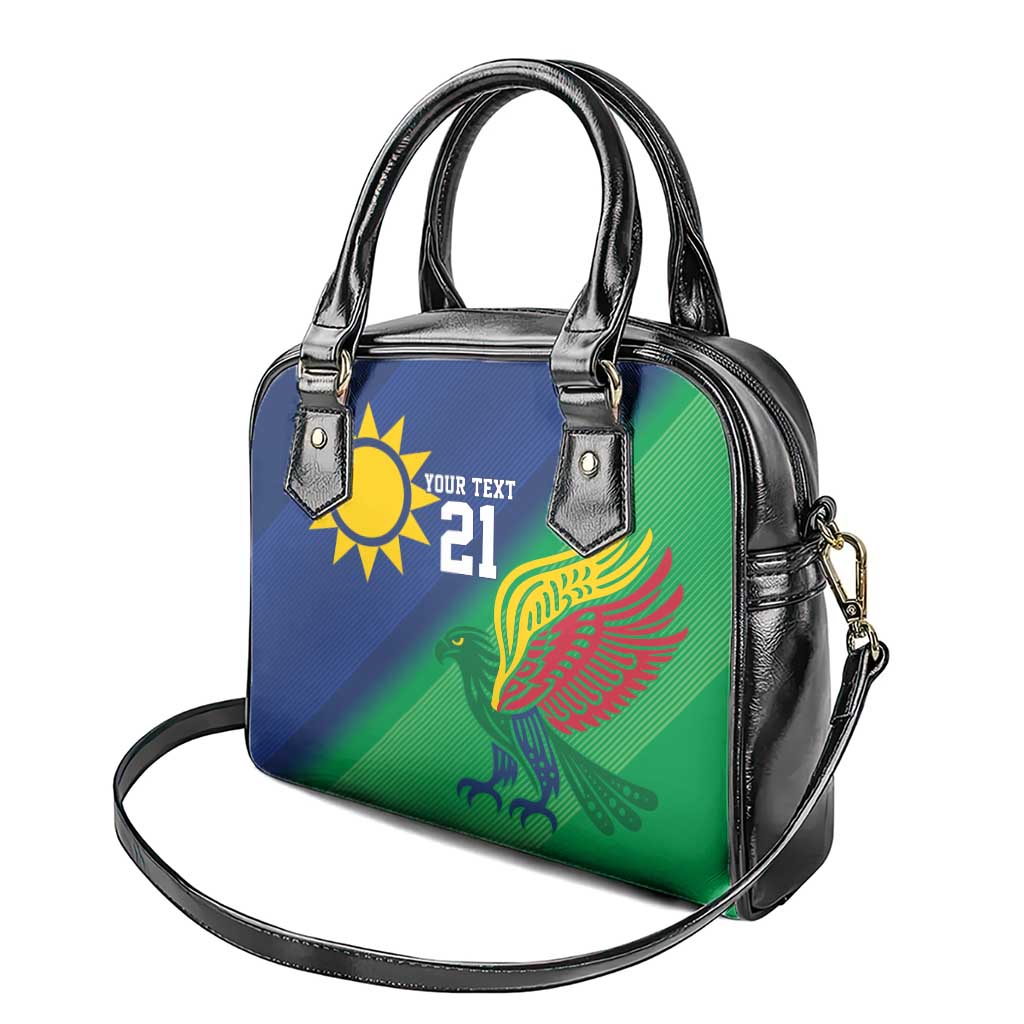 Custom Rugby African Namibia Shoulder Handbag Welwitschias African Fish Eagle - African Pride