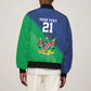 Custom Rugby African Namibia Sleeve Zip Bomber Jacket Welwitschias African Fish Eagle - African Pride