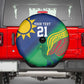 Custom Rugby African Namibia Spare Tire Cover Welwitschias African Fish Eagle - African Pride