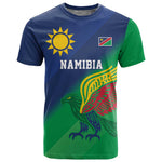 Custom Rugby African Namibia T shirt Welwitschias African Fish Eagle - African Pride