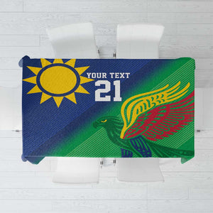 Custom Rugby African Namibia Tablecloth Welwitschias African Fish Eagle - African Pride