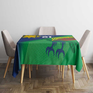 Custom Rugby African Namibia Tablecloth Welwitschias African Fish Eagle - African Pride