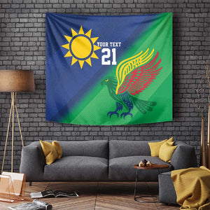 Custom Rugby African Namibia Tapestry Welwitschias African Fish Eagle - African Pride