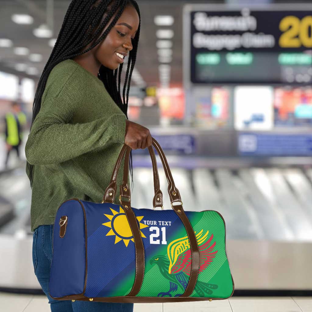 Custom Rugby African Namibia Travel Bag Welwitschias African Fish Eagle