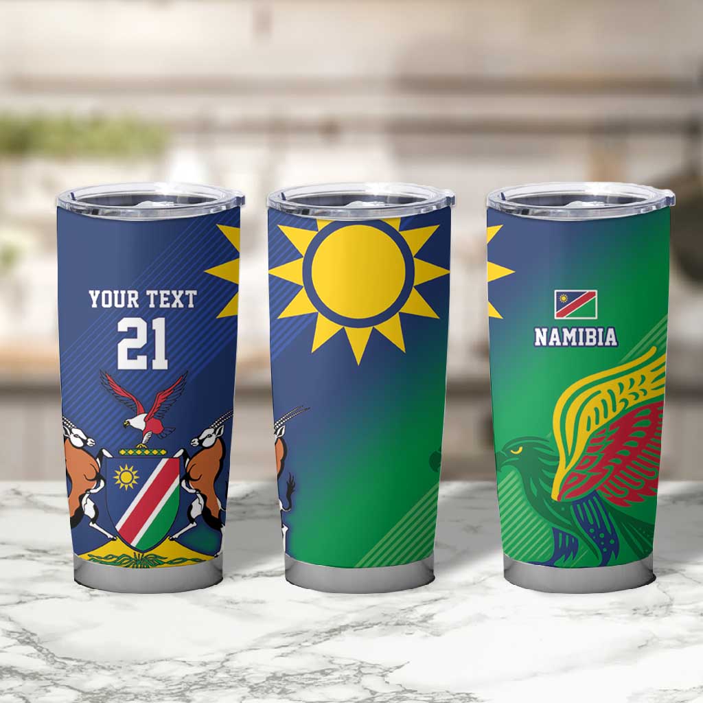Custom Rugby African Namibia Tumbler Cup Welwitschias African Fish Eagle - African Pride