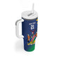 Custom Rugby African Namibia Tumbler With Handle Welwitschias African Fish Eagle - African Pride