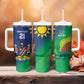 Custom Rugby African Namibia Tumbler With Handle Welwitschias African Fish Eagle - African Pride