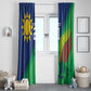 Custom Rugby African Namibia Window Curtain Welwitschias African Fish Eagle - African Pride