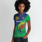 Custom Rugby African Namibia Women Polo Shirt Welwitschias African Fish Eagle - African Pride