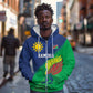 Custom Rugby African Namibia Zip Hoodie Welwitschias African Fish Eagle - African Pride