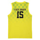 Custom Cricket African Nigeria Basketball Jersey Najeriya Yellow Greens Eagle - African Pride