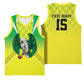 Custom Cricket African Nigeria Basketball Jersey Najeriya Yellow Greens Eagle - African Pride