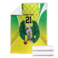 Custom Cricket African Nigeria Blanket Najeriya Yellow Greens Eagle - African Pride