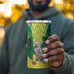 Custom Cricket African Nigeria 4 in 1 Can Cooler Tumbler Najeriya Yellow Greens Eagle - African Pride