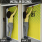 Custom Cricket African Nigeria Door Cover Najeriya Yellow Greens Eagle