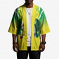 Custom Cricket African Nigeria Kimono Najeriya Yellow Greens Eagle