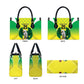 Custom Cricket African Nigeria Leather Bag Najeriya Yellow Greens Eagle