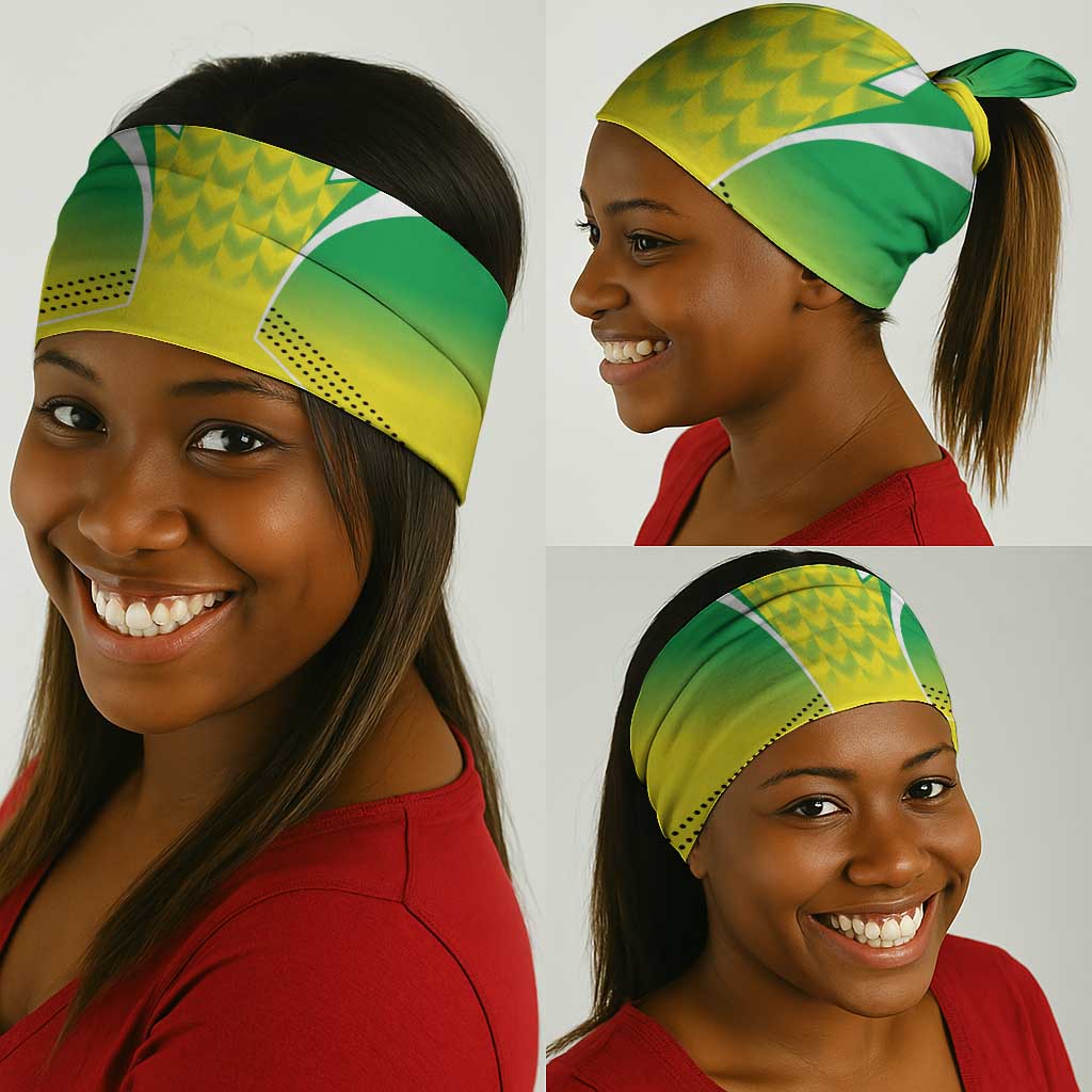 Cricket African Nigeria Neck Gaiter Najeriya Yellow Greens Eagle - African Pride