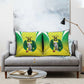 Custom Cricket African Nigeria Pillow Cover Najeriya Yellow Greens Eagle