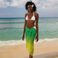 Custom Cricket African Nigeria Sarong Najeriya Yellow Greens Eagle - African Pride