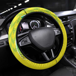 Cricket African Nigeria Steering Wheel Cover Najeriya Yellow Greens Eagle - African Pride
