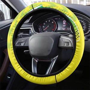 Cricket African Nigeria Steering Wheel Cover Najeriya Yellow Greens Eagle - African Pride