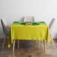 Custom Cricket African Nigeria Tablecloth Najeriya Yellow Greens Eagle - African Pride
