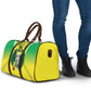 Custom Cricket African Nigeria Travel Bag Najeriya Yellow Greens Eagle