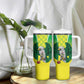 Custom Cricket African Nigeria Tumbler With Handle Najeriya Yellow Greens Eagle - African Pride