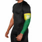 Custom Cricket African Nigeria Arm Sleeves Najeriya Angry Eagle Flag Motif