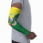 Custom Cricket African Nigeria Arm Sleeves Najeriya Angry Eagle Flag Motif