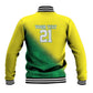 Custom Cricket African Nigeria Baseball Jacket Najeriya Angry Eagle Flag Motif - African Pride