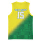 Custom Cricket African Nigeria Basketball Jersey Najeriya Angry Eagle Flag Motif - African Pride