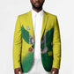 Custom Cricket African Nigeria Blazer Najeriya Angry Eagle Flag Motif