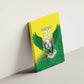 Custom Cricket African Nigeria Canvas Wall Art Najeriya Angry Eagle Flag Motif - African Pride