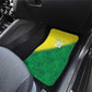 Custom Cricket African Nigeria Car Mats Najeriya Angry Eagle Flag Motif - African Pride