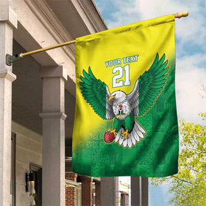 Custom Cricket African Nigeria Garden Flag Najeriya Angry Eagle Flag Motif - African Pride