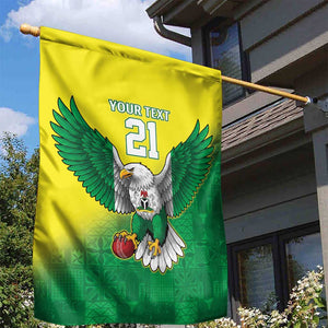 Custom Cricket African Nigeria Garden Flag Najeriya Angry Eagle Flag Motif - African Pride