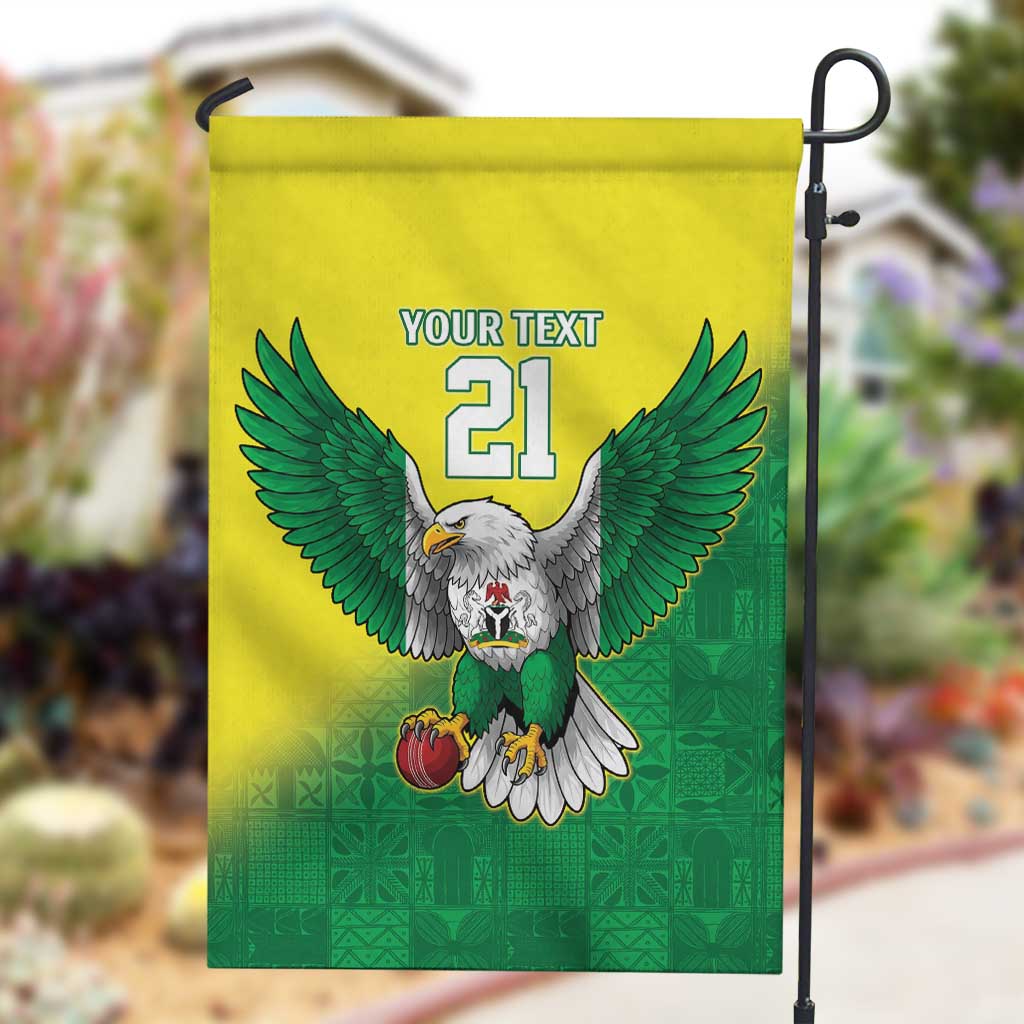 Custom Cricket African Nigeria Garden Flag Najeriya Angry Eagle Flag Motif - African Pride