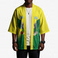 Custom Cricket African Nigeria Kimono Najeriya Angry Eagle Flag Motif
