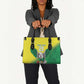 Custom Cricket African Nigeria Leather Bag Najeriya Angry Eagle Flag Motif