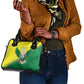 Custom Cricket African Nigeria Shoulder Handbag Najeriya Angry Eagle Flag Motif - African Pride