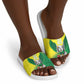 Custom Cricket African Nigeria Slide Sandals Najeriya Angry Eagle Flag Motif