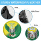 Custom Cricket African Nigeria Spare Tire Cover Najeriya Angry Eagle Flag Motif - African Pride