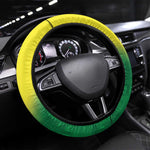 Cricket African Nigeria Steering Wheel Cover Najeriya Angry Eagle Flag Motif - African Pride