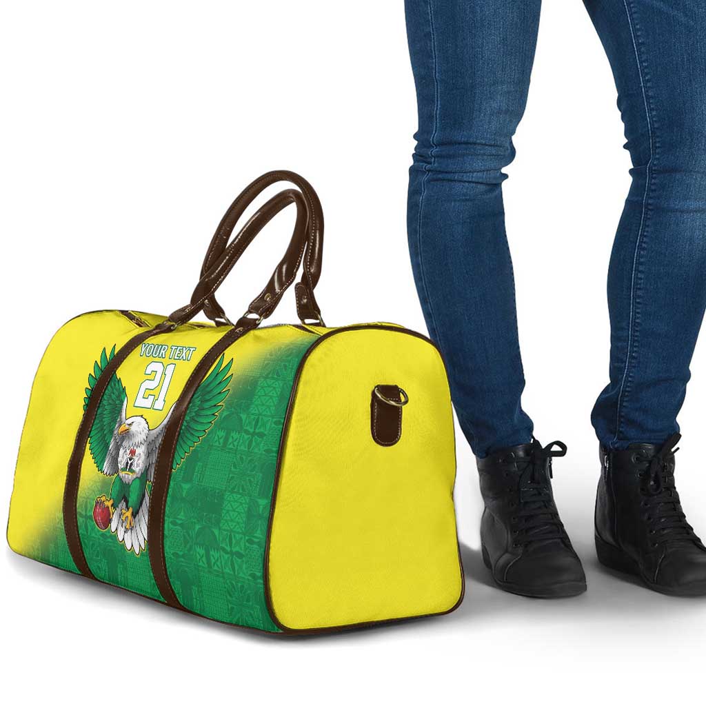 Custom Cricket African Nigeria Travel Bag Najeriya Angry Eagle Flag Motif