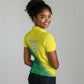 Custom Cricket African Nigeria Women Polo Shirt Najeriya Angry Eagle Flag Motif - African Pride