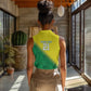 Custom Cricket African Nigeria Women Sleeveless Polo Shirt Najeriya Angry Eagle Flag Motif - African Pride