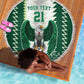 Custom Football African Nigeria Beach Blanket Classic 20-21 Home Jersey - African Pride