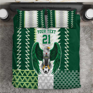 Custom Football African Nigeria Bedding Set Classic 20-21 Home Jersey - African Pride